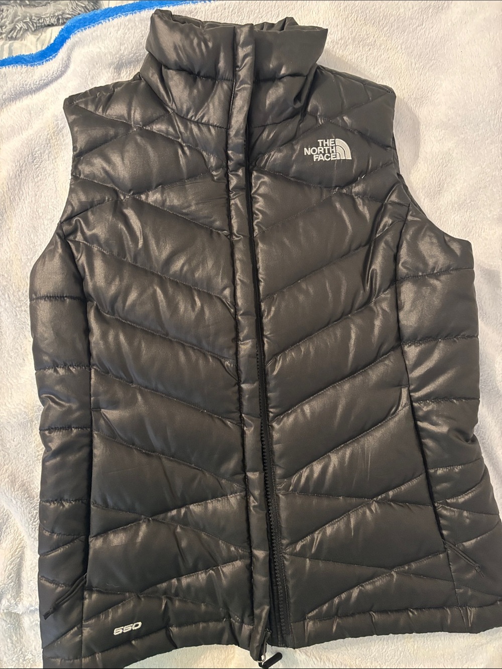 The North Face Women's Black Quilted 550 Down Vest